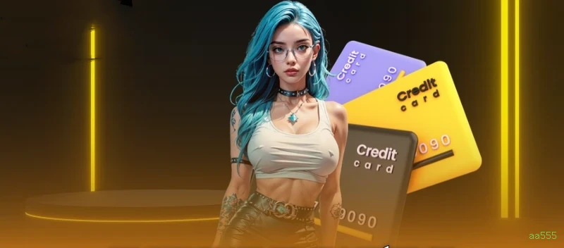 Imagem promocional do login da aa555